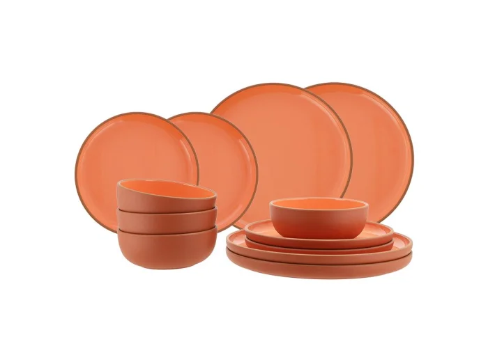 Travellife Avila rPet Dinner Set - 12pcs Terracotta