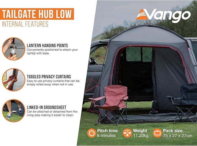 Vango Tailgate Hub Low Poled Drive Away Awning