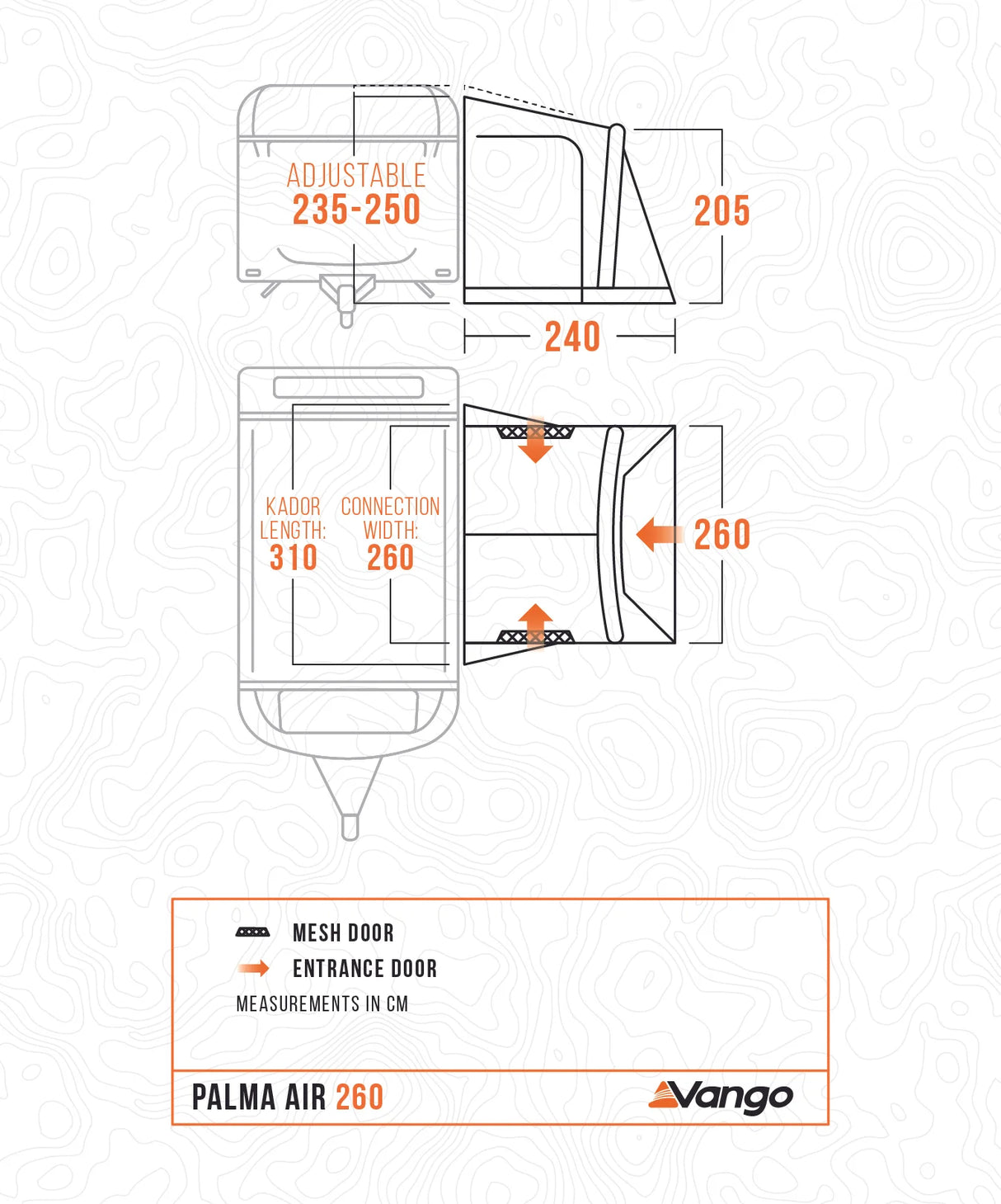 Vango Palma 260 Air Awning