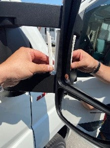 Milenco Mirror Protectors LONG ARM (4268) WHITE – Fiat, Citroen, Peugeot 2007-2025
