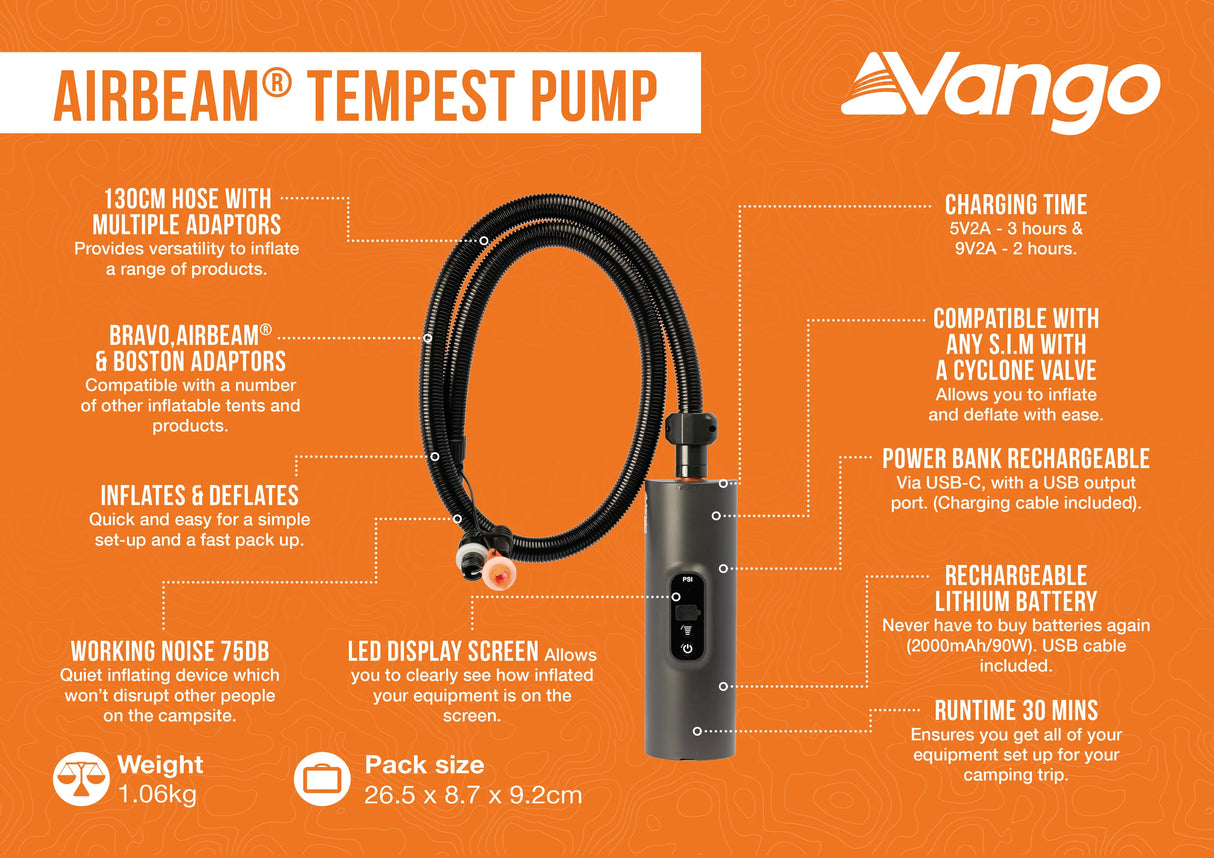 Vango Airbeam Tempest Pump