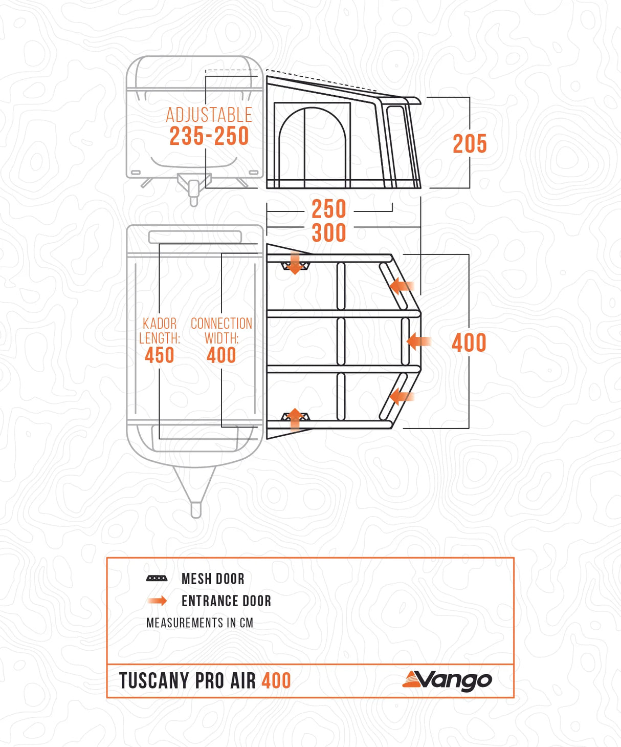 Vango Tuscany Pro 400 Air Awning