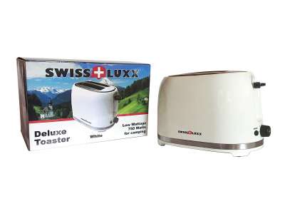 Swiss Luxx Deluxe White Toaster
