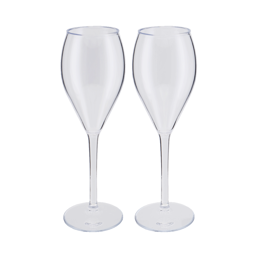 Travellife Lua Champagne Glasses - Pack of 2