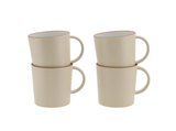 Travellife Avila rPET Travel Mugs - 4pcs White