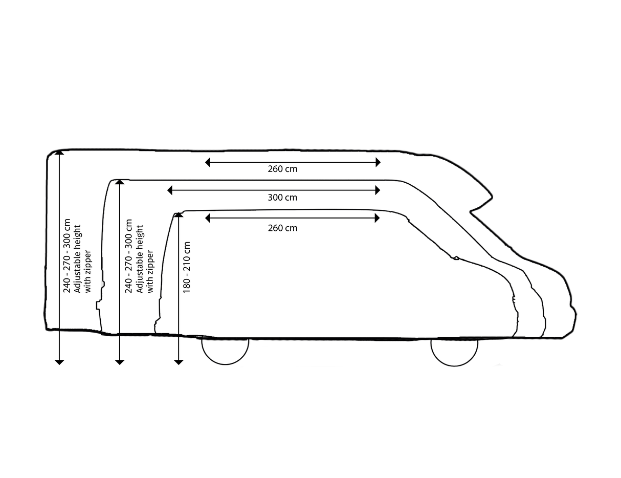 Telta Core Tunnel for Tall Vans