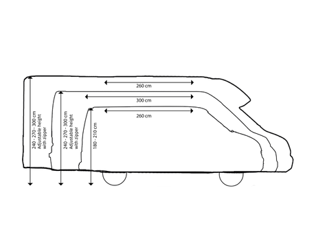 Telta Core Tunnel for Tall Vans