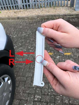 Milenco Mirror Protectors (Fiat, Citroen, Peugeot, Ducato) 2025 Onwards (7535) WHITE - LONG / SHORT ARM