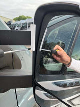 Milenco Mirror Protectors (Fiat, Citroen, Peugeot, Ducato) 2025 Onwards (7535) WHITE - LONG / SHORT ARM