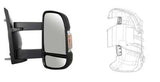 Milenco Mirror Protectors (Fiat, Citroen, Peugeot, Ducato) 2025 Onwards (7535) WHITE - LONG / SHORT ARM