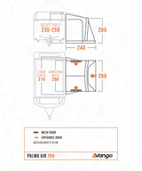 Vango Palma 260 Air Awning