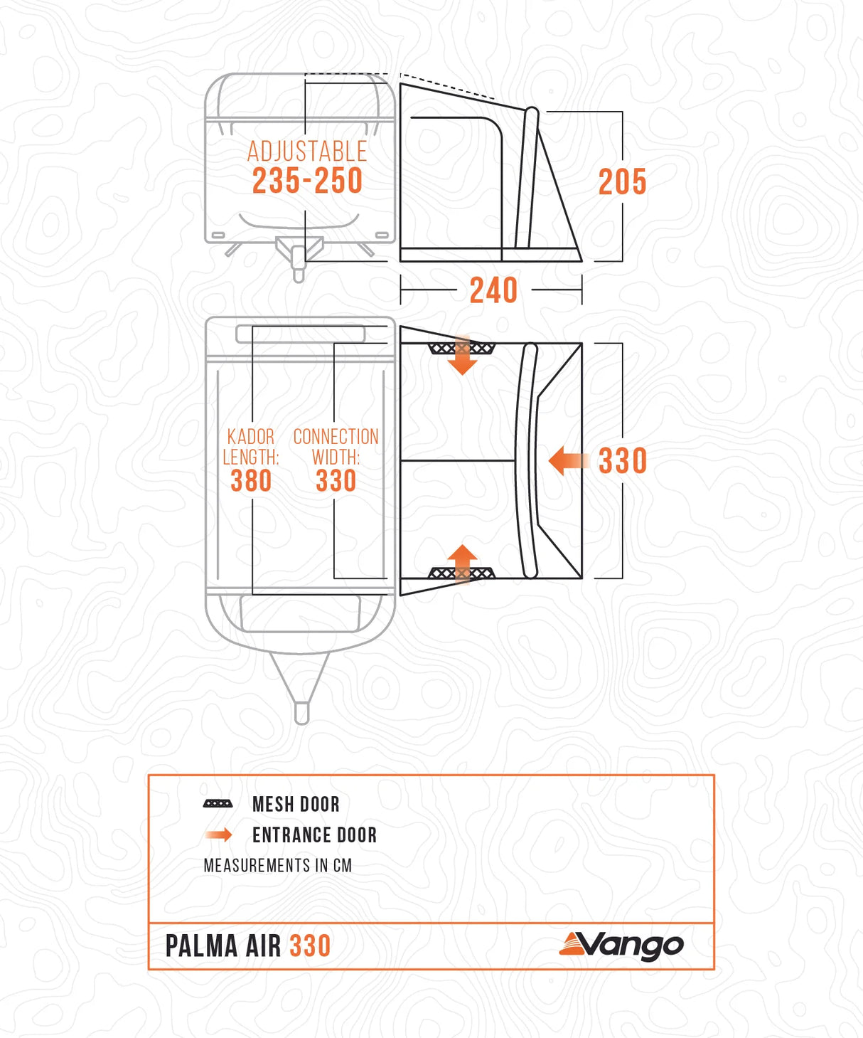 Vango Palma 330 Air Awning