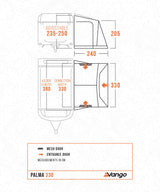 Vango Palma 330 Poled Awning