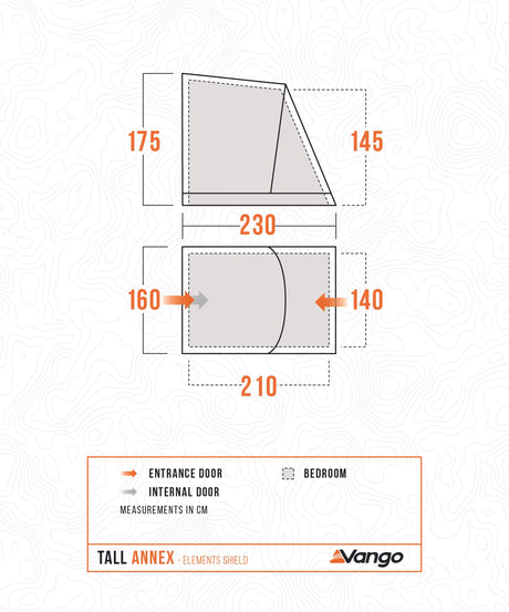 Vango Elements Shield Tall Annex  - Balletto