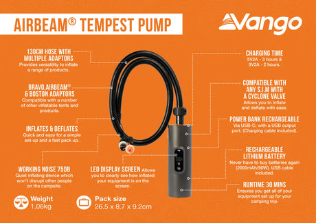 Vango Airbeam Tempest Pump
