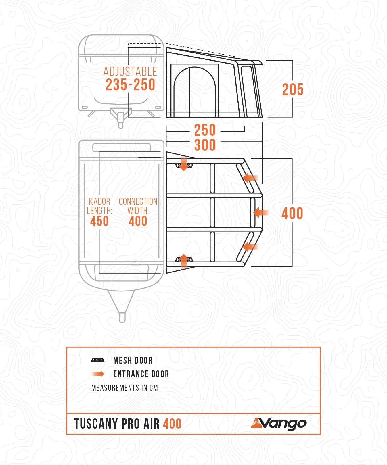 Vango Tuscany Pro 400 Air Awning