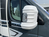 Milenco Mirror Protectors (Fiat, Citroen, Peugeot, Ducato) 2025 Onwards (7535) WHITE - LONG / SHORT ARM