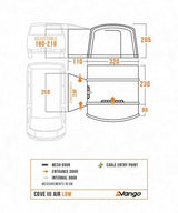 Vango Cove III Air Low Drive Away Awning
