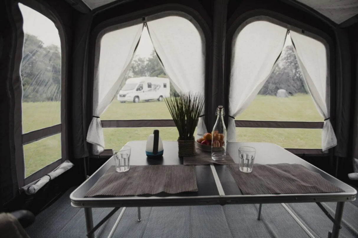Riviera Air 390 Pro Shield Awning + Carpet